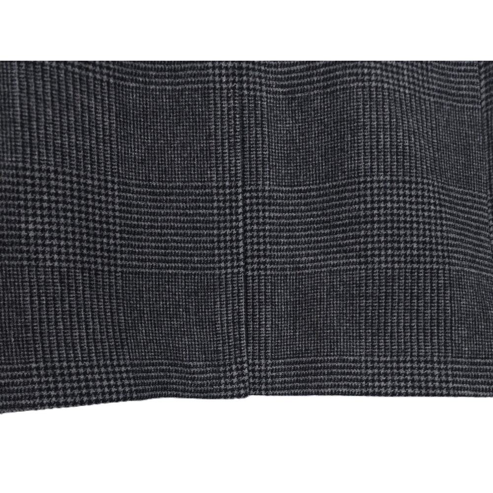 B by Brooks Brothers Mens Classic Fit Overcoat 44L Grey Plaid Wool Blend NWT - Picture 9 of 10